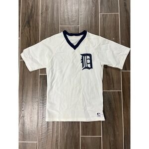 Vintage Sandknit Detroit Tigers MLB Jersey #1 Pascoe Faded Medium